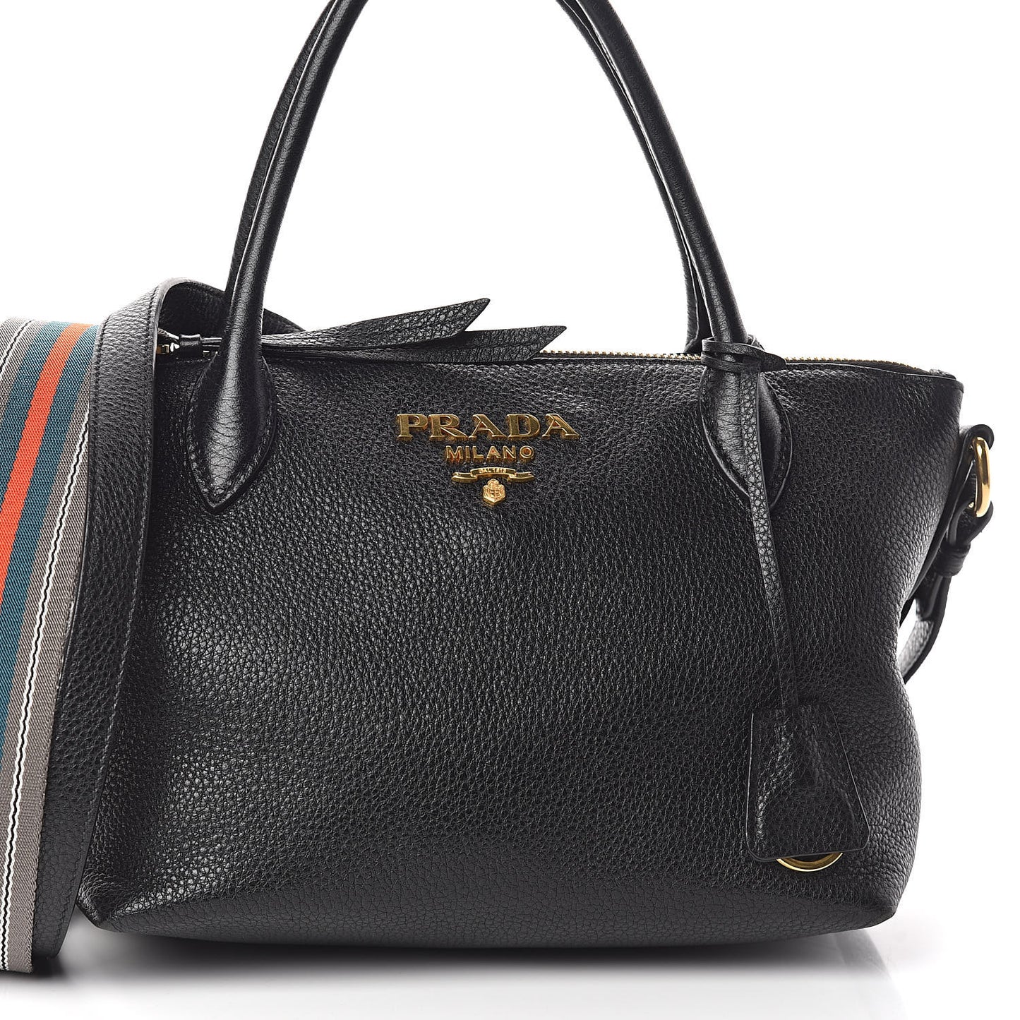 Vitello Daino Tote Black