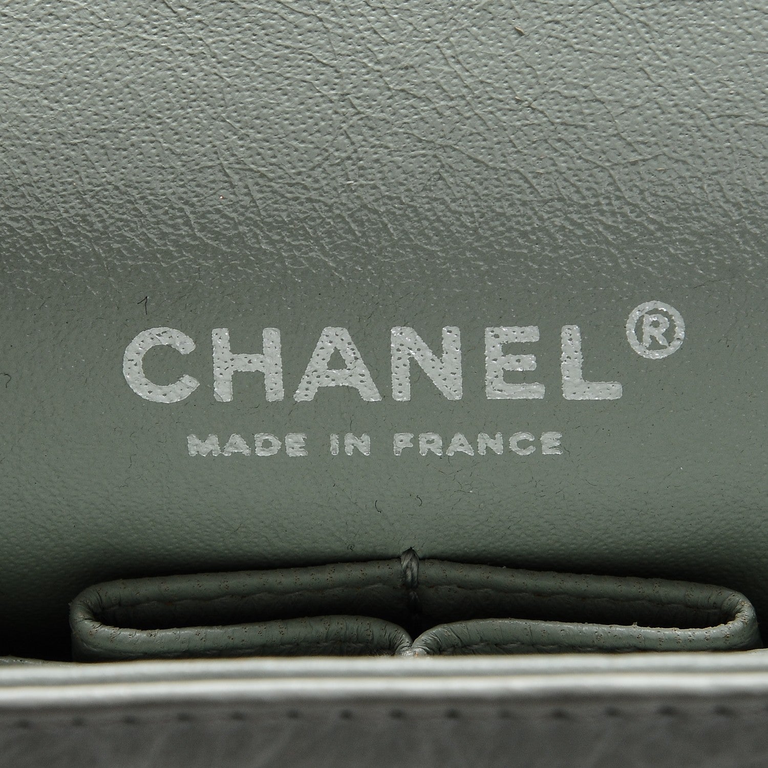 Chanel Aged Calfskin Quilted Medium Double Flap Light Green 6 of 7