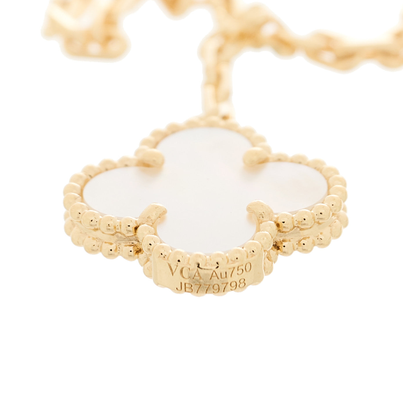 18K Yellow Gold Mother of Pearl Malachite Carnelian Tiger Eye 4 Motifs Lucky Alhambra Bracelet