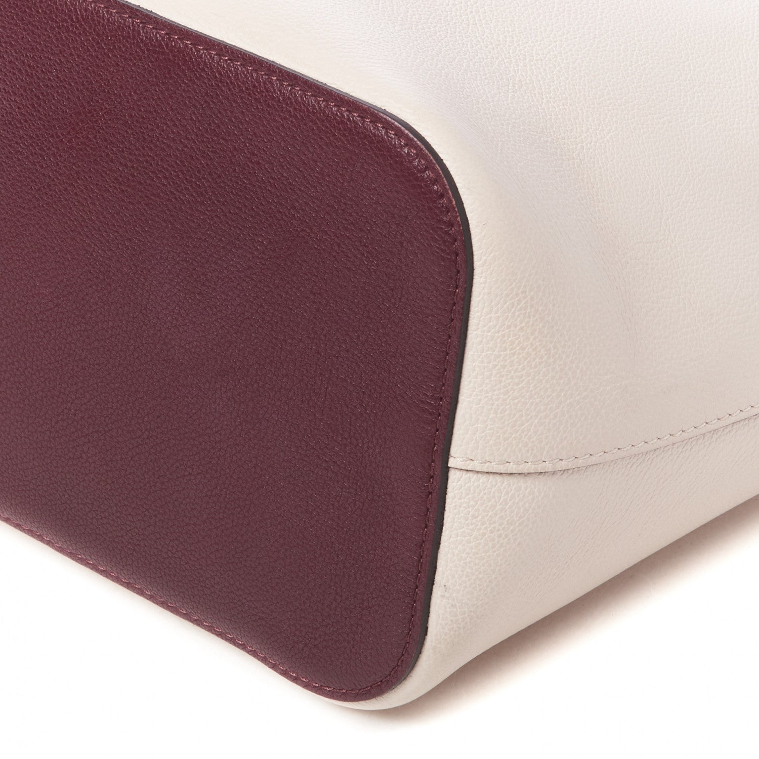 Louis Vuitton Calfskin Lockme Bucket Soie Quartz Calla 4 of 8