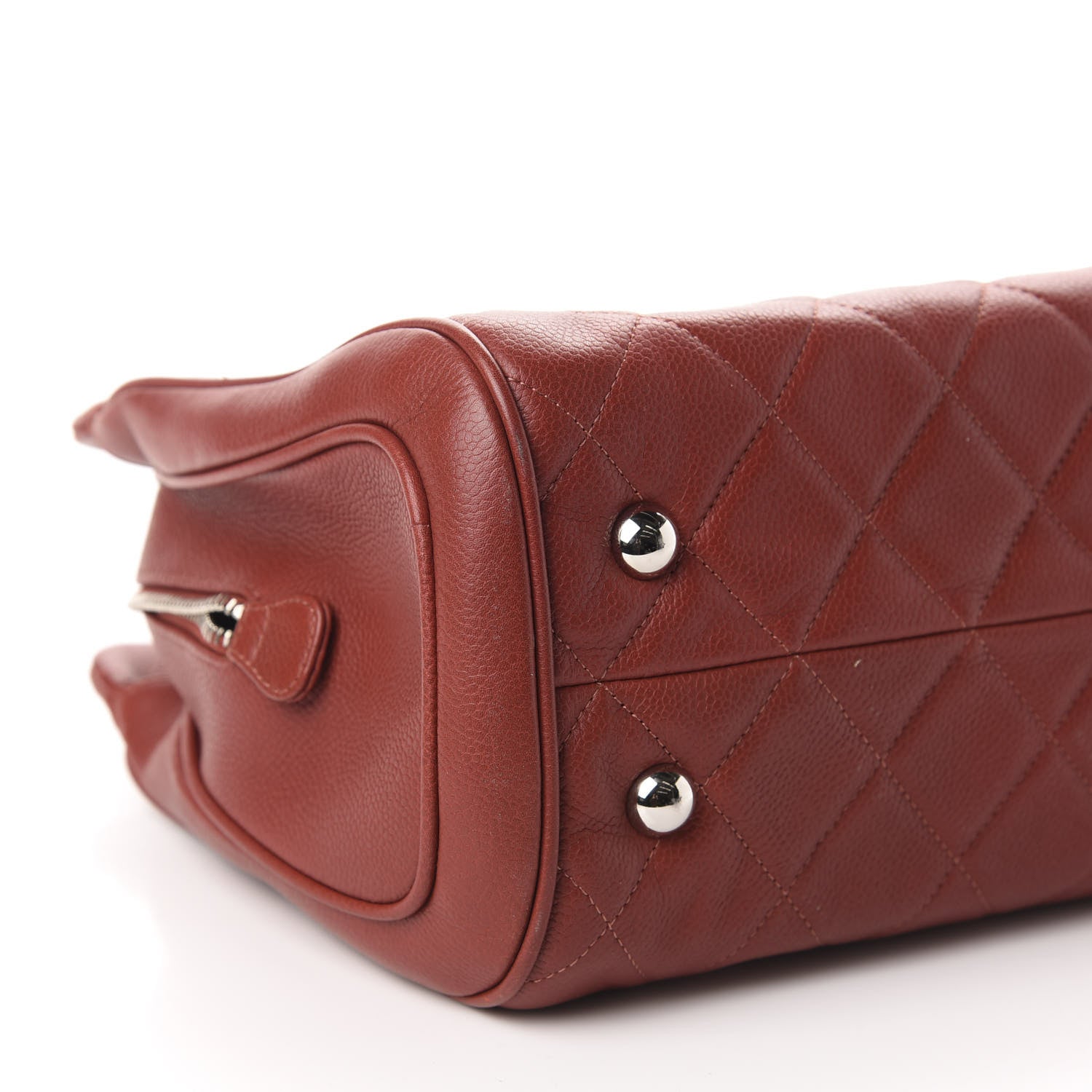 Chanel Caviar Quilted Tote Red 6 of 11