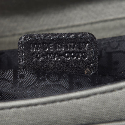 Christian Dior Silk Jersey Crystal Hardcore Bag Grey Black 7 of 8