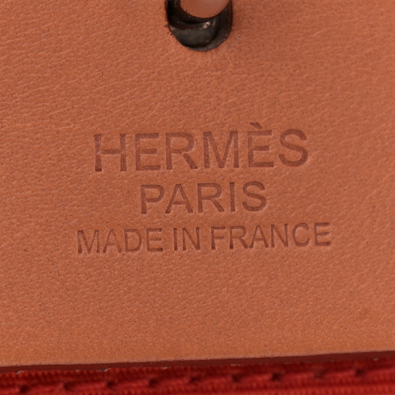 Hermes Vache Hunter Toile Herbag Zip 31 PM Orange 7 of 16