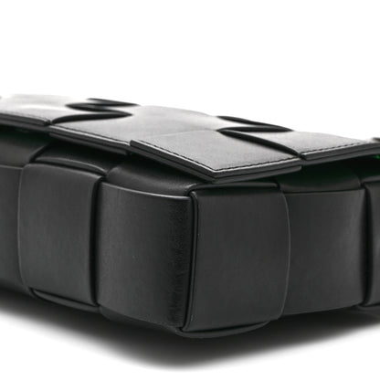 Bottega Veneta Nappa Maxi Intreccio Cassette Bag Black  Parakeet 11 of 11