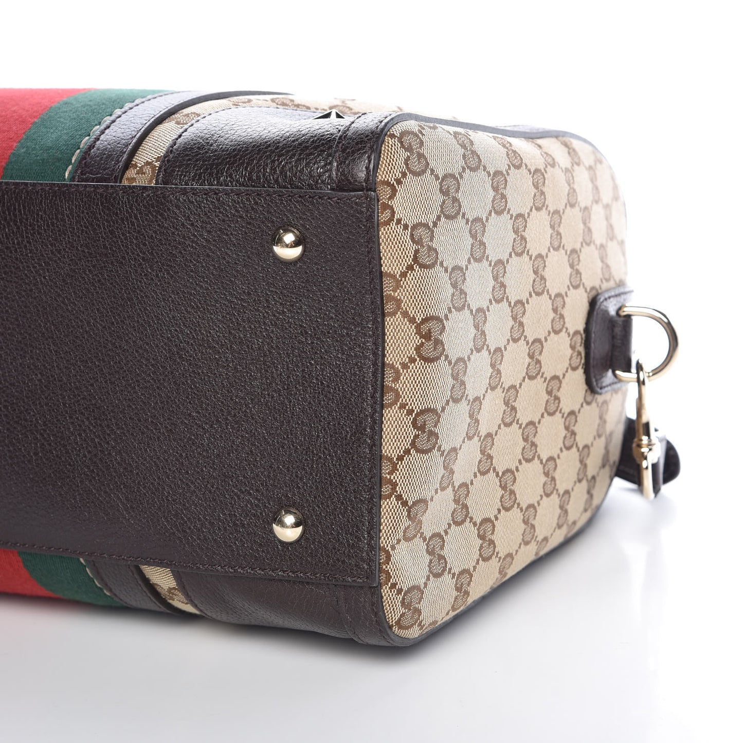 Monogram Vintage Web Medium Webby Bee Boston Dark Brown