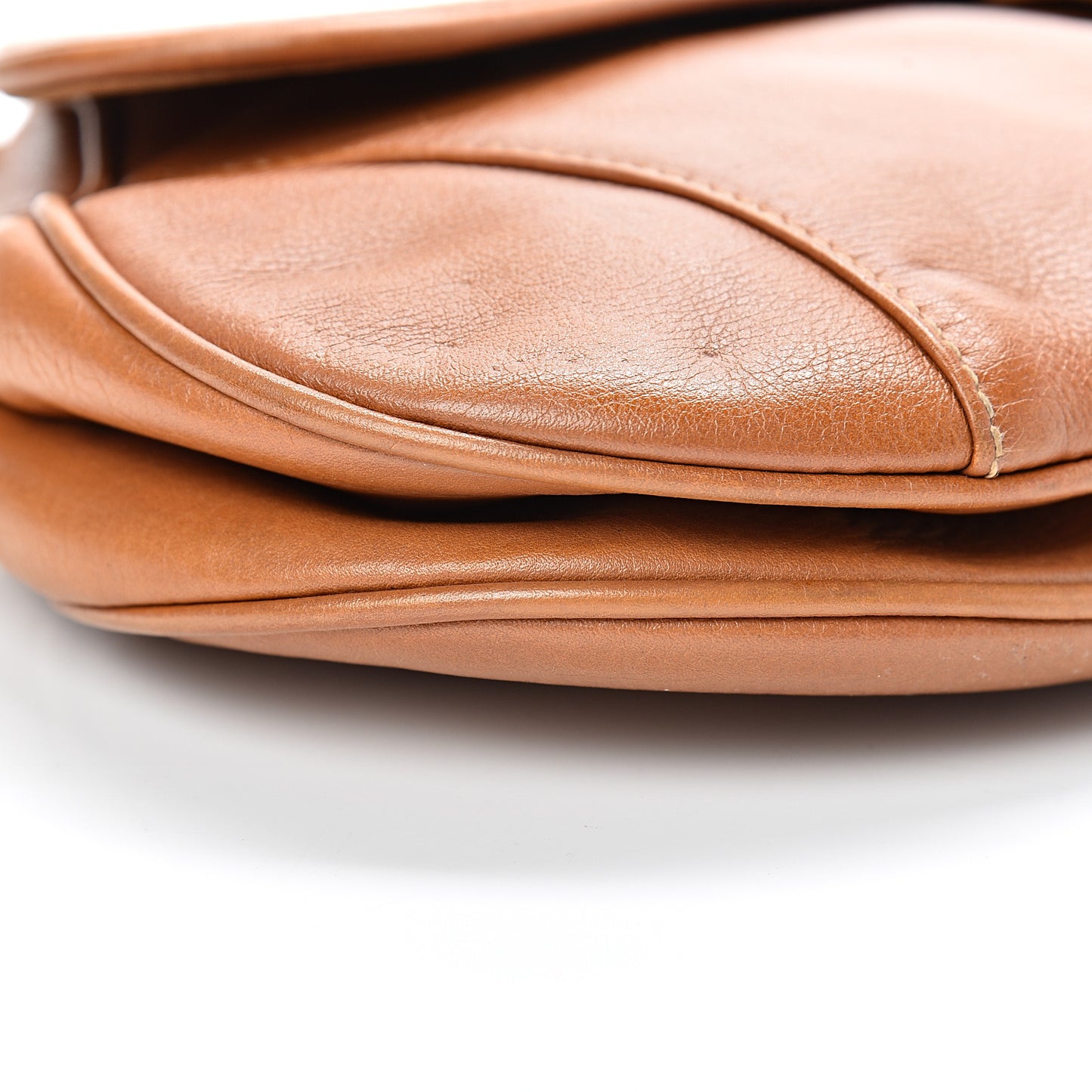 Calfskin Saddle Bag Tan
