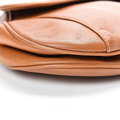 Christian Dior Calfskin Saddle Bag Tan 8 of 18