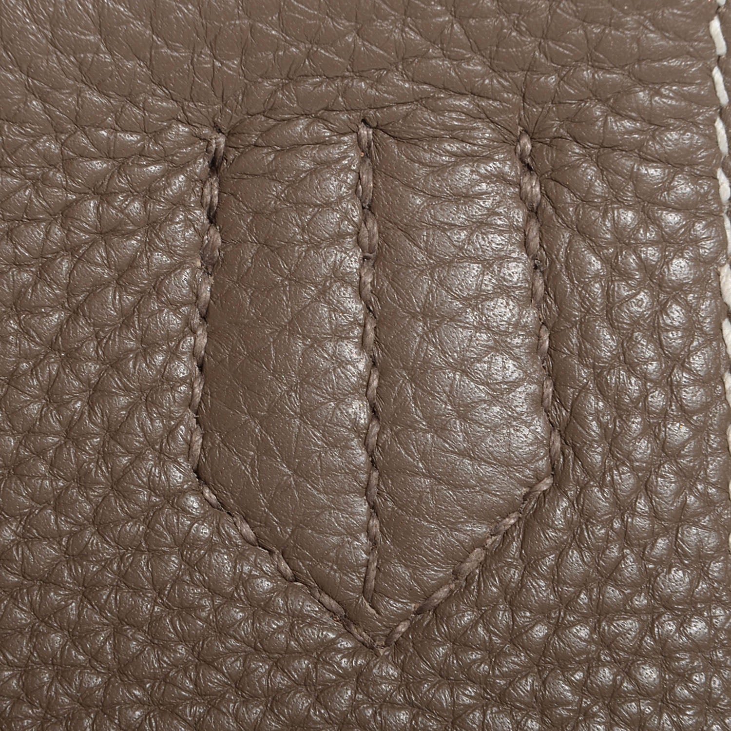 Hermes Taurillon Clemence Jypsiere 34 Etoupe 3 of 23