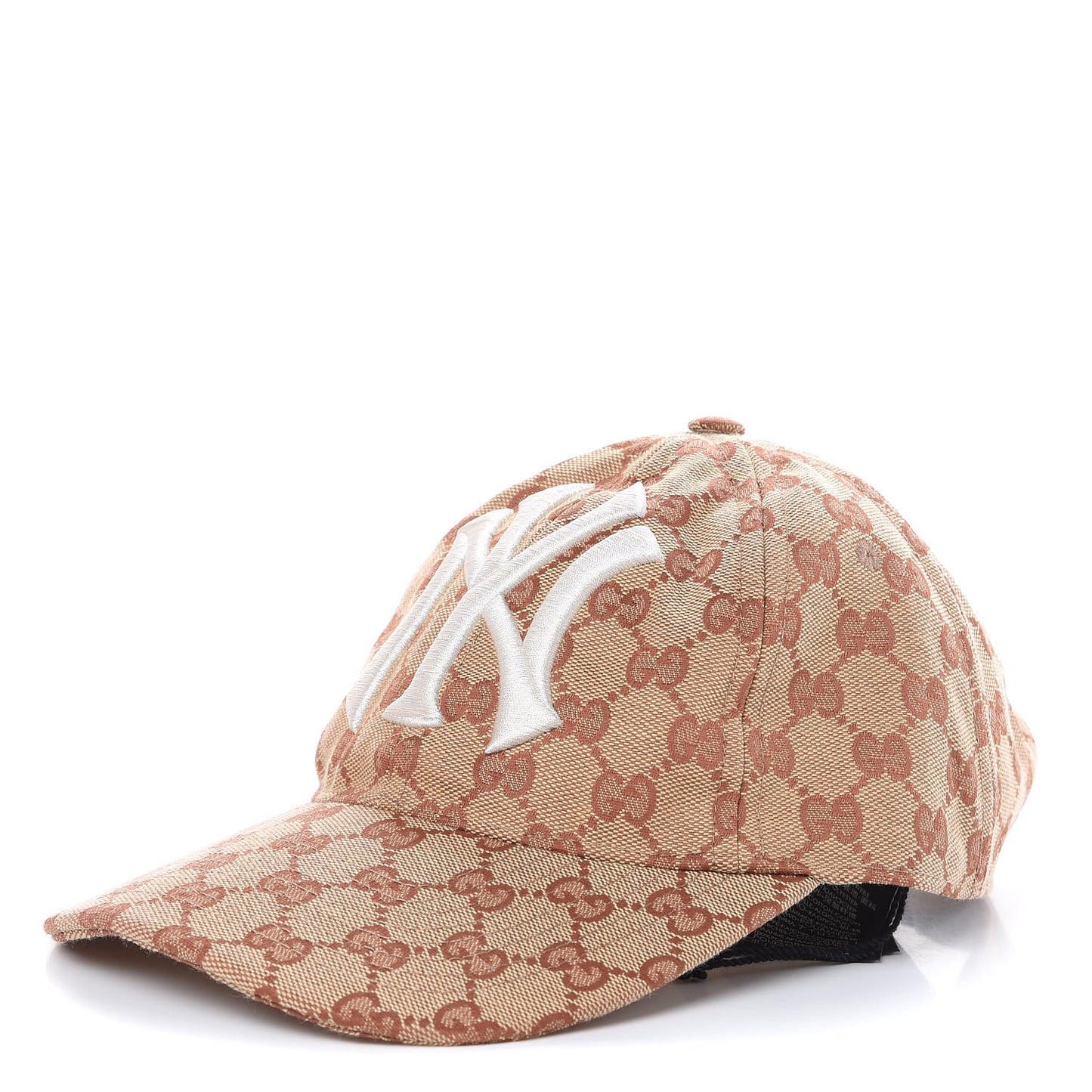 X MLB Monogram NY Yankees Baseball Hat 55-59 Beige Ruggine