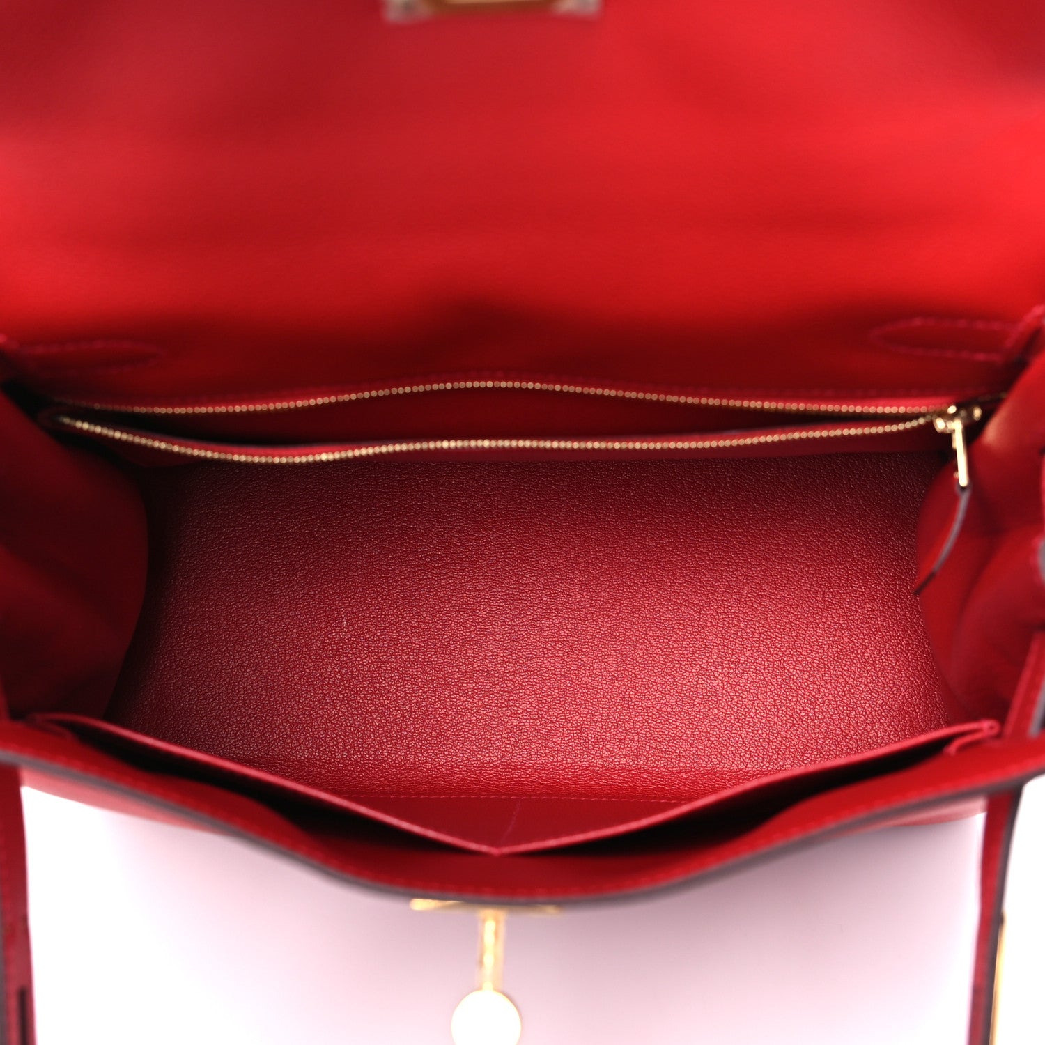 Hermes Evercolor Kelly Retourne 28 Rouge Casaque 5 of 9