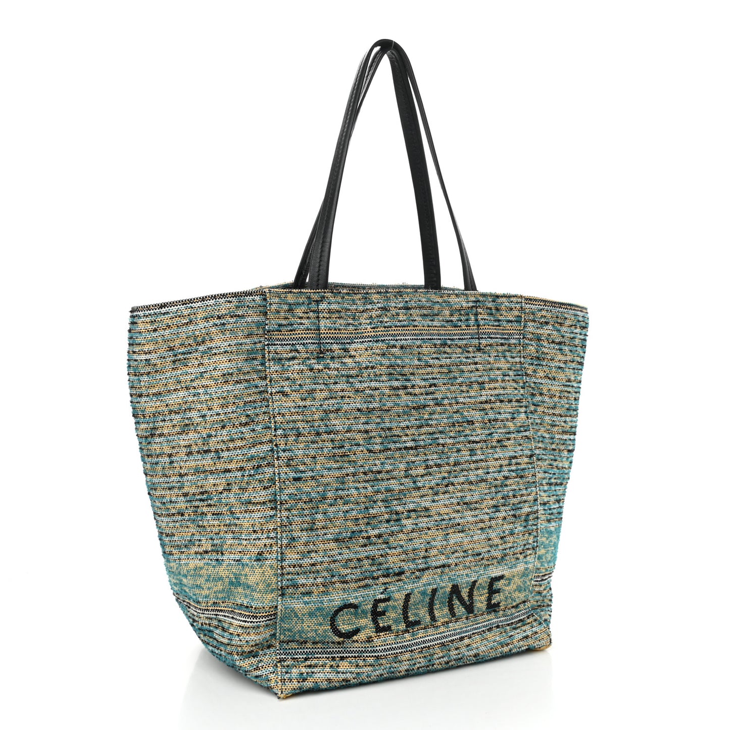 Tweed Phantom Cabas Tote Blue