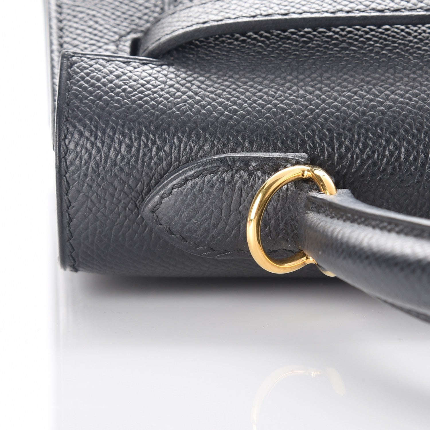 Hermes Epsom Kelly Sellier 25 Black 10 of 41