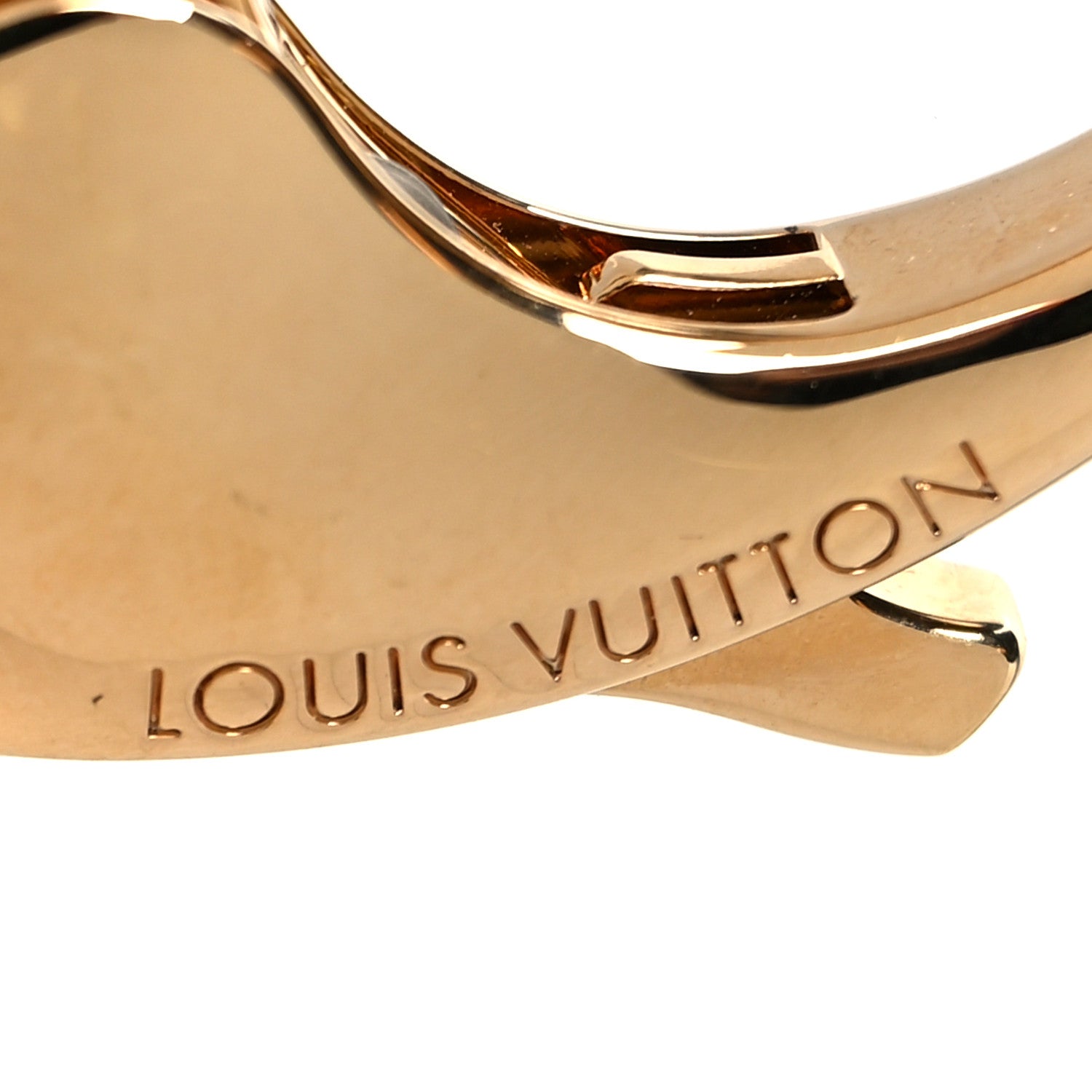 Louis Vuitton Metal Enamel Fleur De Monogram Bag Charm Dore 3 of 5