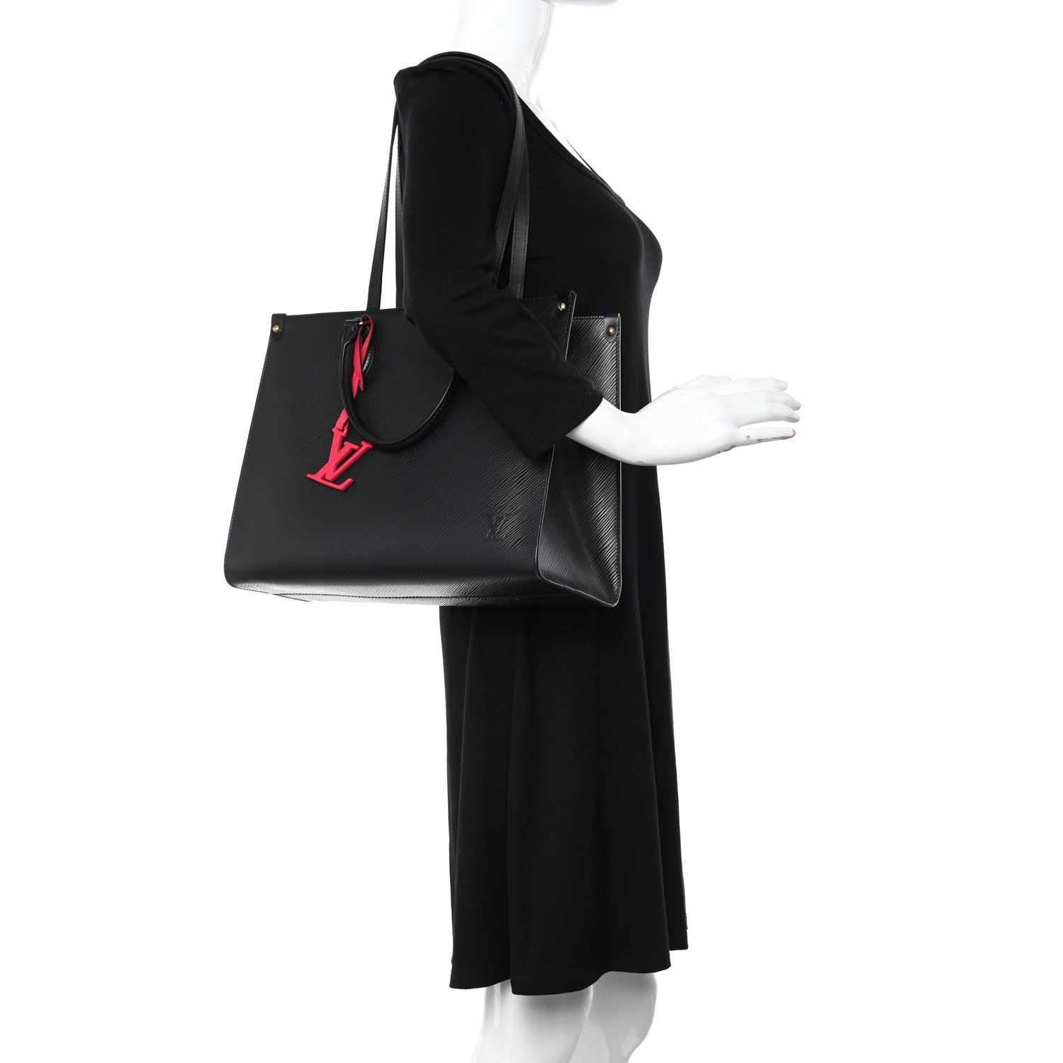 Louis Vuitton Epi Onthego MM Black 2 of 9