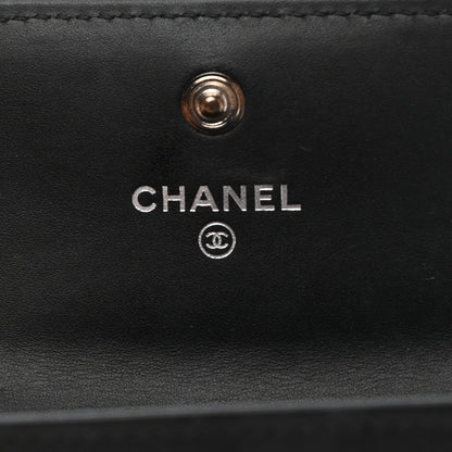 Chanel Patent Quilted Flap Card Holder Black 5 of 8