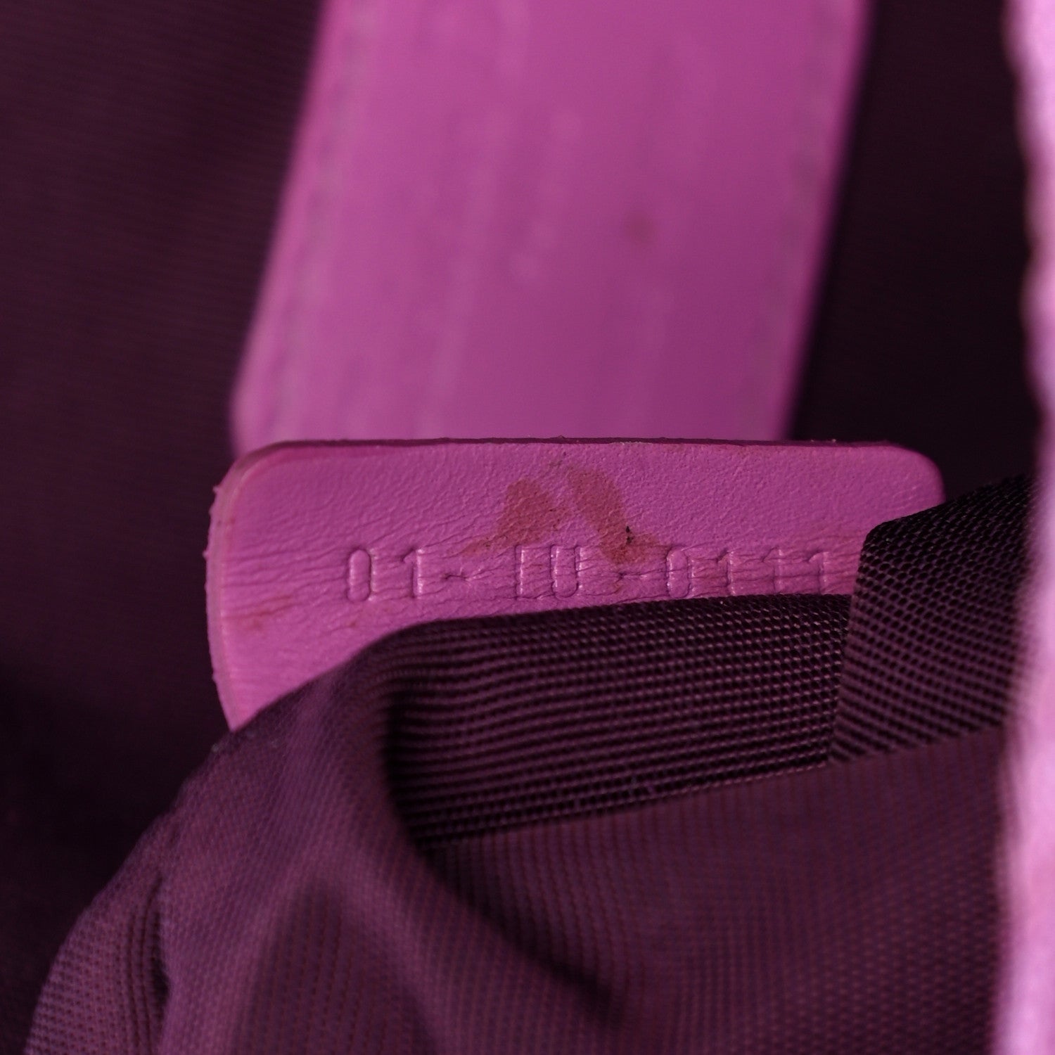 Christian Dior Coated Canvas Cannage Panarea Pouch Purple 7 of 16
