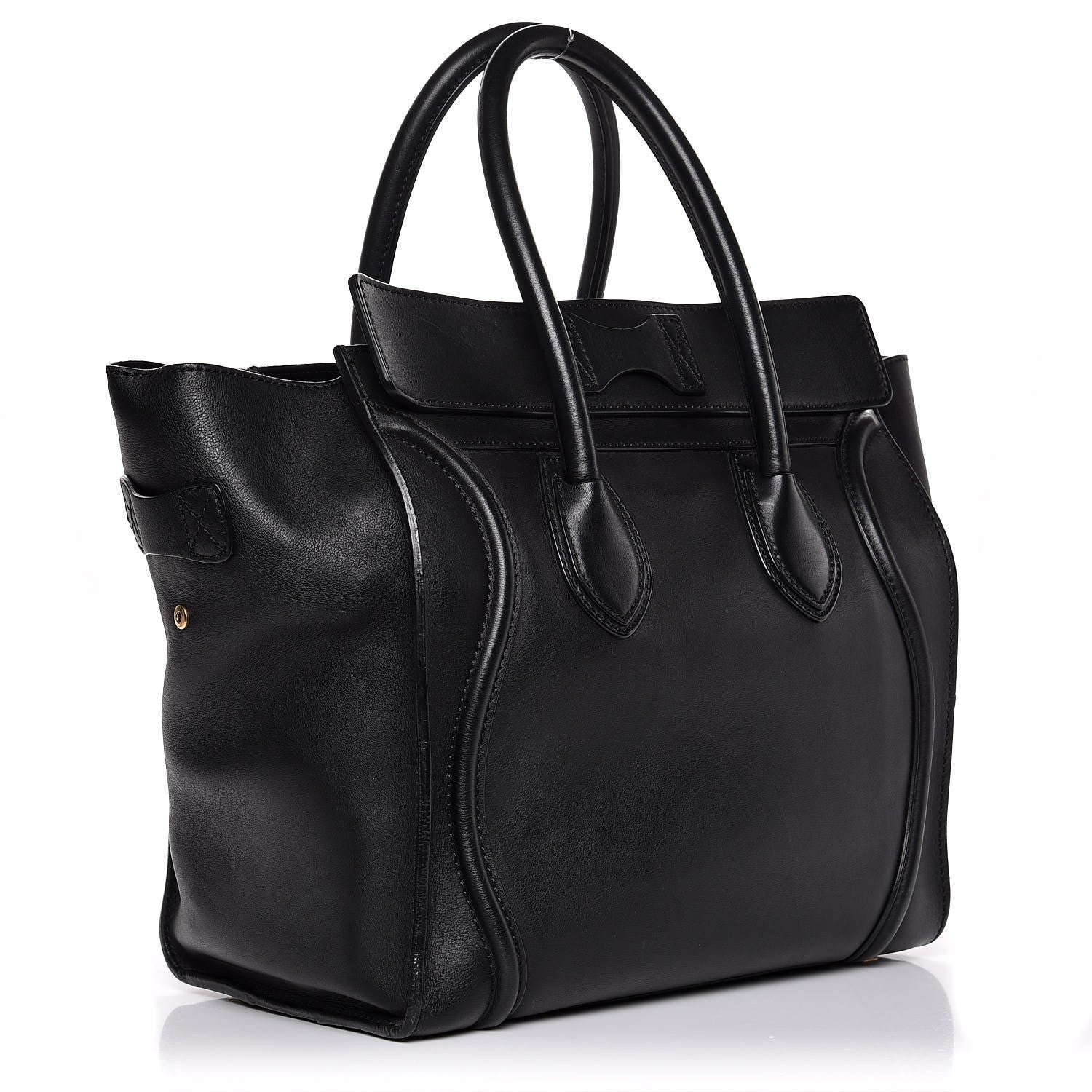 Celine Smooth Calfskin Mini Luggage Black 3 of 7