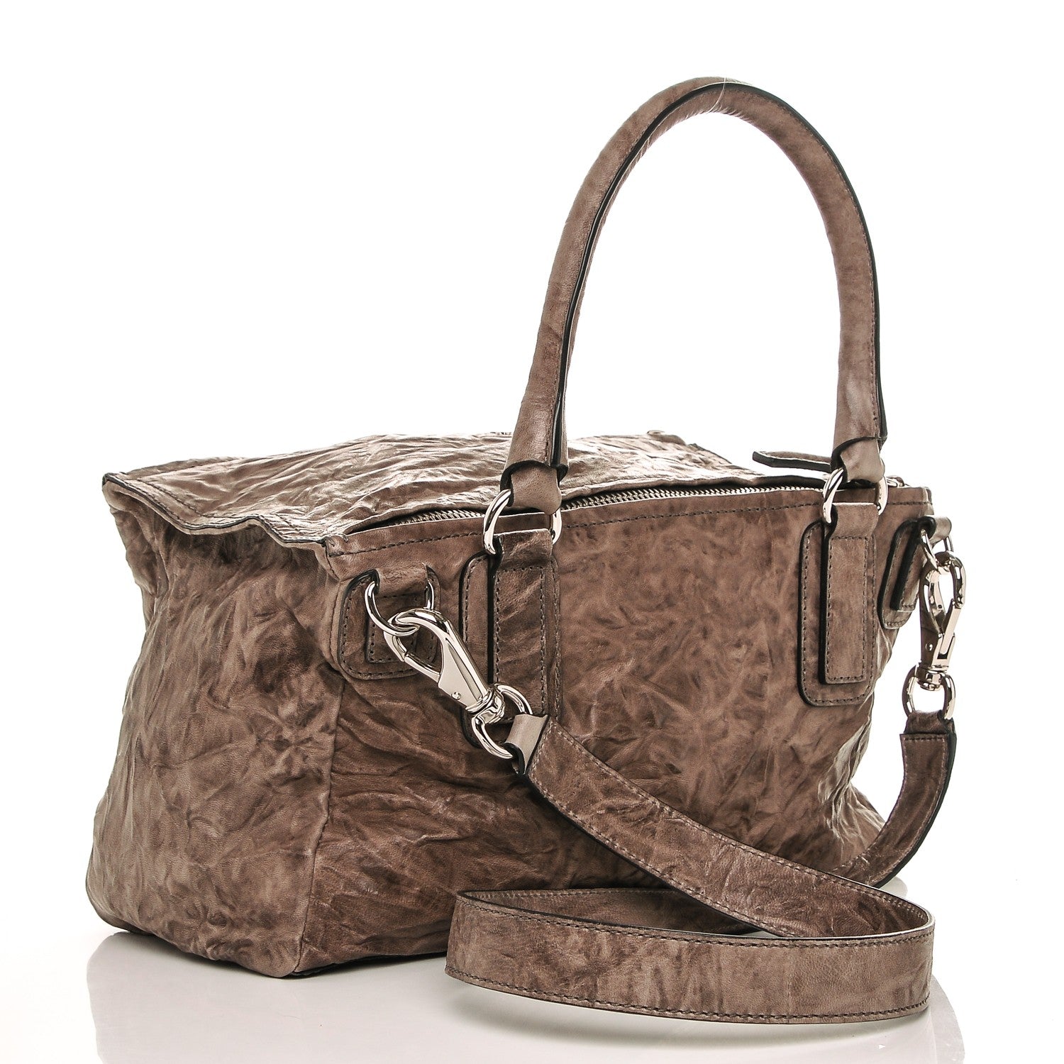 Givenchy Tumbled Sheepskin Medium Pandora Charcoal 3 of 7