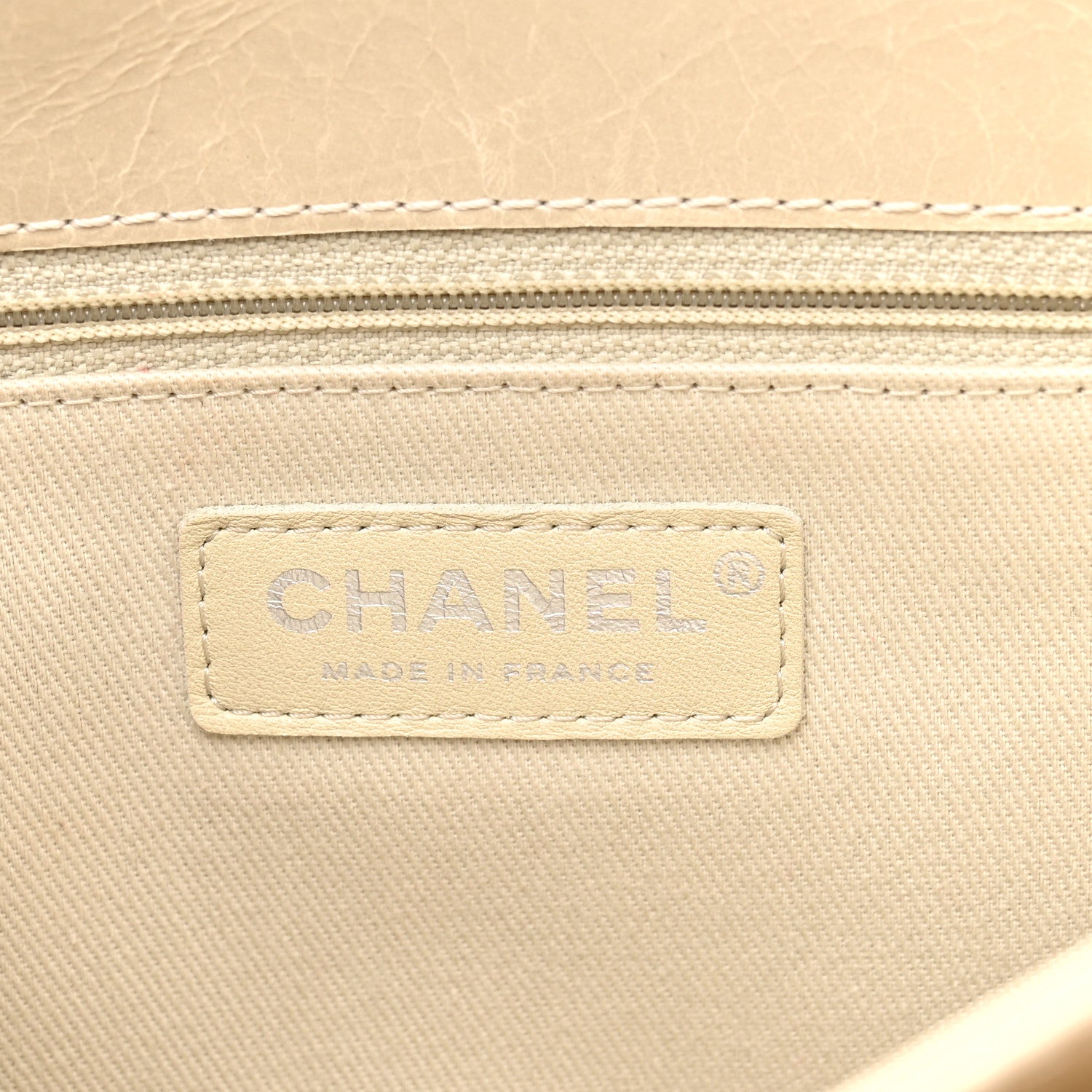 Chanel Glazed Calfskin Quilted Medium Lady Pearly Flap Light Beige 6 of 11
