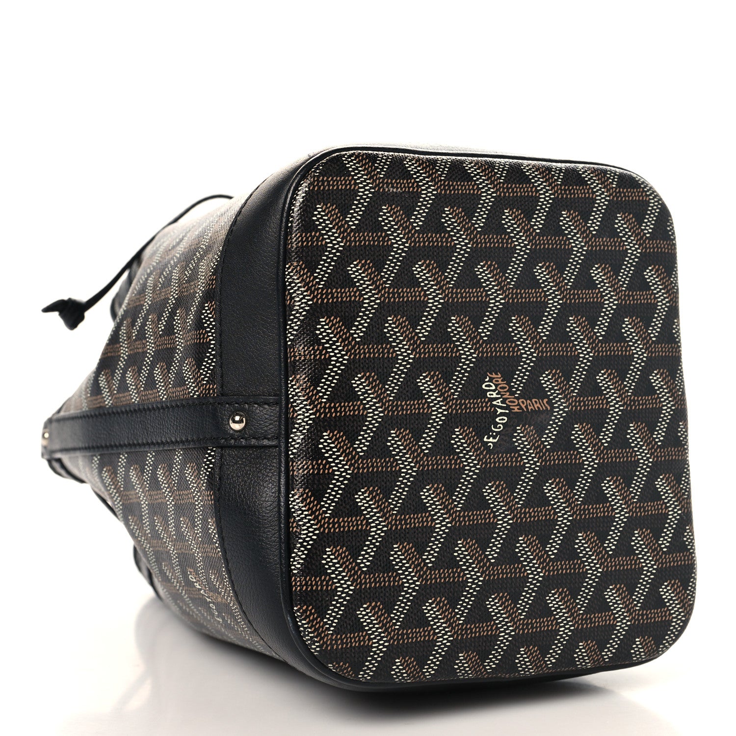 Goyard Goyardine Petit Flot Bucket Bag PM Black 4 of 11