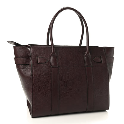 Mulberry Grain Vegetable Tanned Calfskin Zipped Bayswater Oxblood 3 of 8