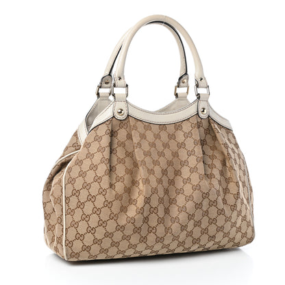 Gucci Monogram Medium Sukey Tote Off White 3 of 9