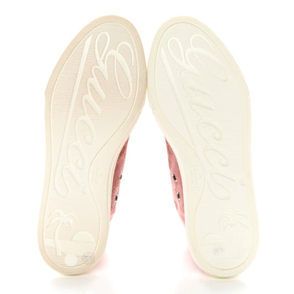 Gucci Monogram Womens High Top Sneakers 35.5 Pink 5 of 11