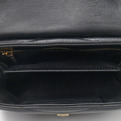 Saint Laurent Calfskin Y Quilted Monogram Toy Loulou Crossbody Bag Black 5 of 10