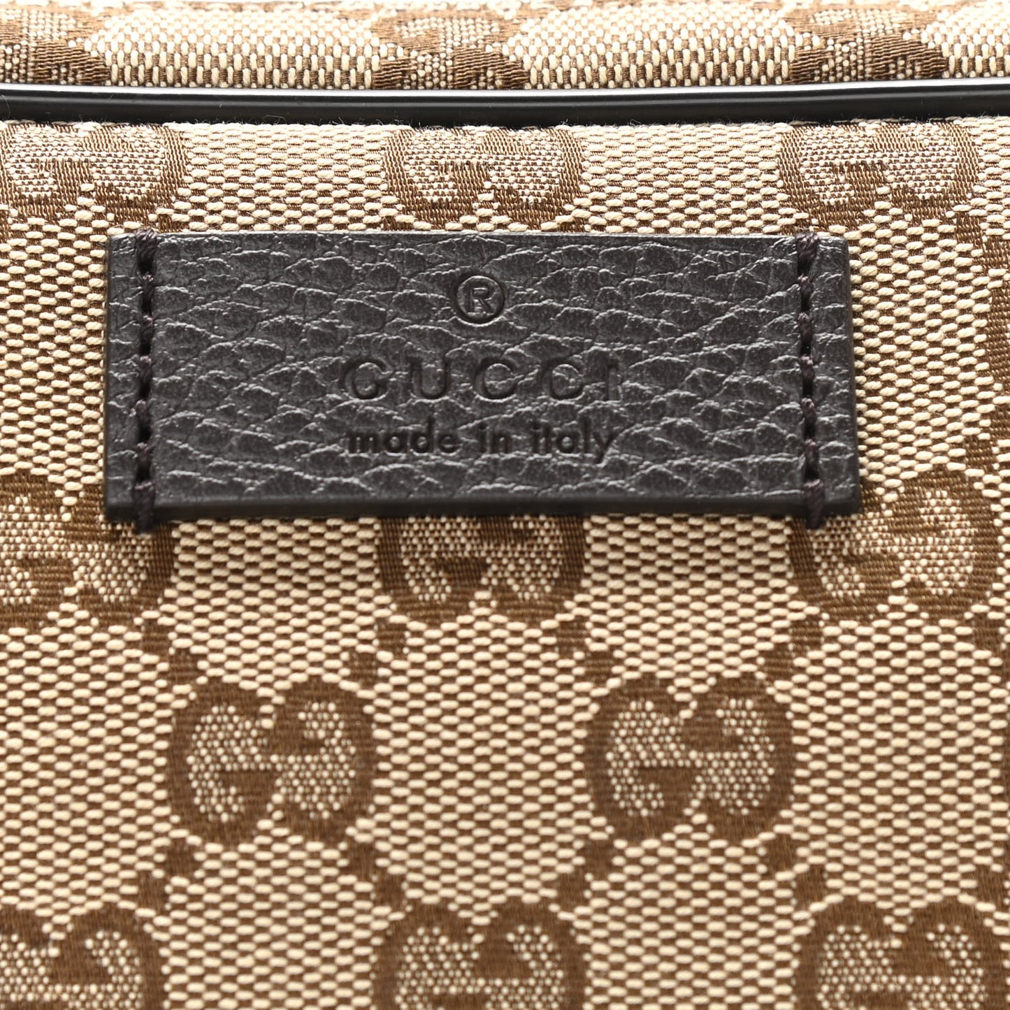 Monogram Belt Bag Dark Brown