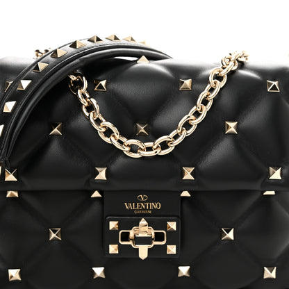 Valentino Garavani Nappa Small Candystud Crossbody Black 9 of 11