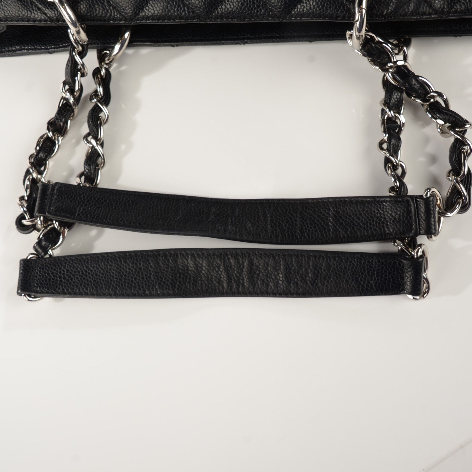 Chanel Caviar Quilted Grand Shopping Tote GST Black 9 of 9