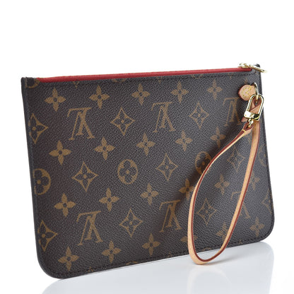 Louis Vuitton Monogram Neverfull MM GM Pochette Cherry 3 of 8