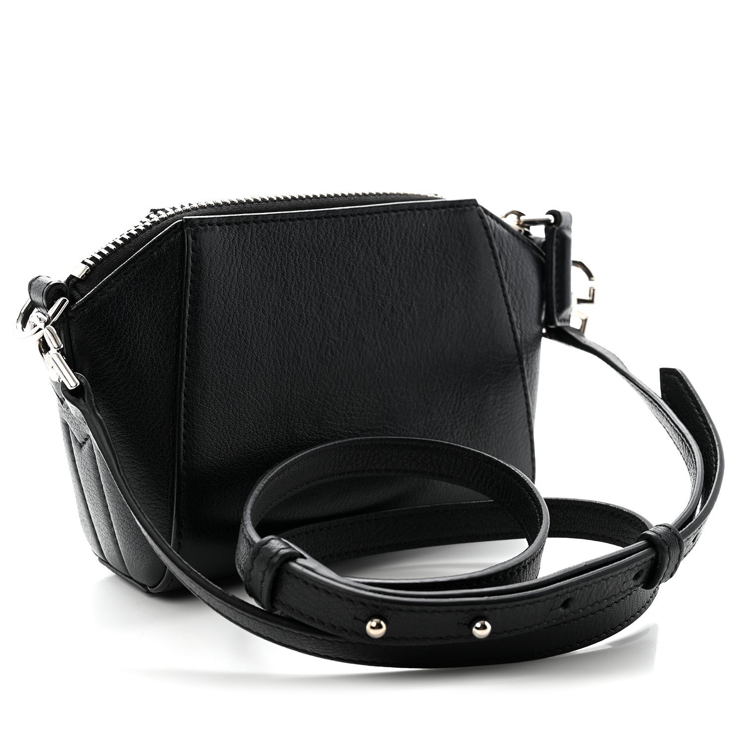 Givenchy Sugar Goatskin Nano Antigona Black 3 of 9