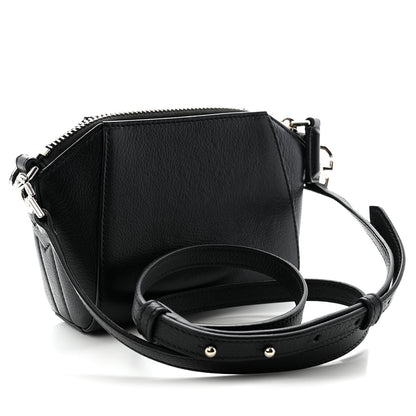 Givenchy Sugar Goatskin Nano Antigona Black 3 of 9