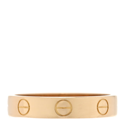 Cartier 18K Yellow Gold 3.5mm LOVE Wedding Band Ring 52 6 3 of 5