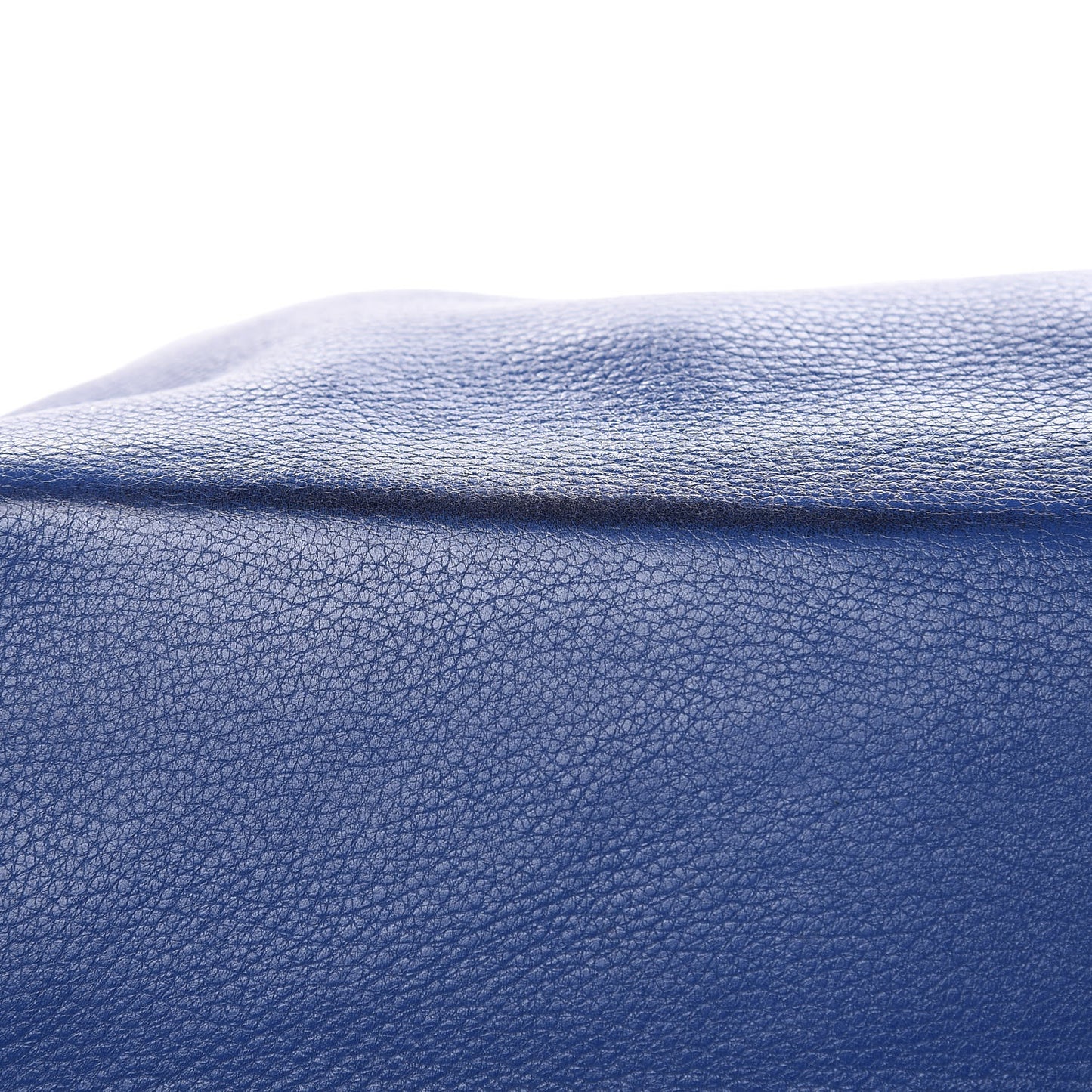 Cervo Deerskin Shopping Tote Cobalt