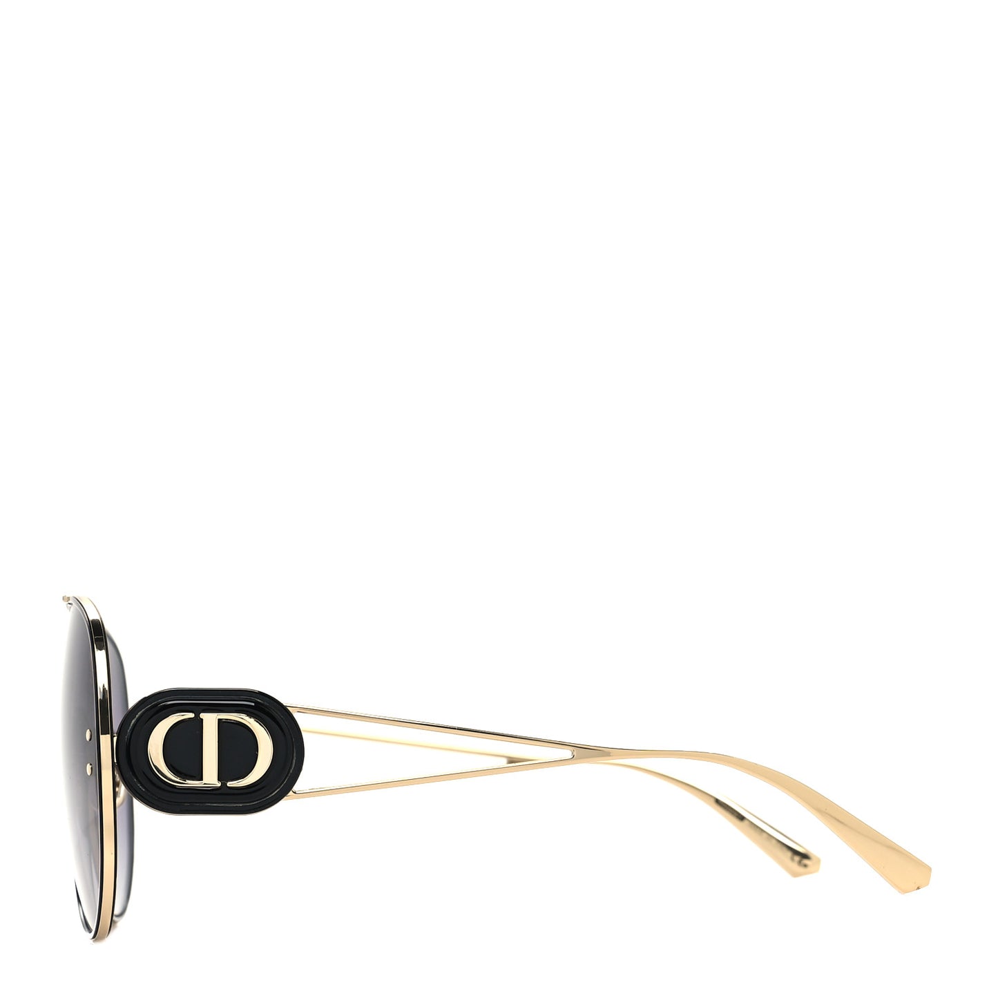 Metal DiorBobby A1U Aviator Sunglasses Black