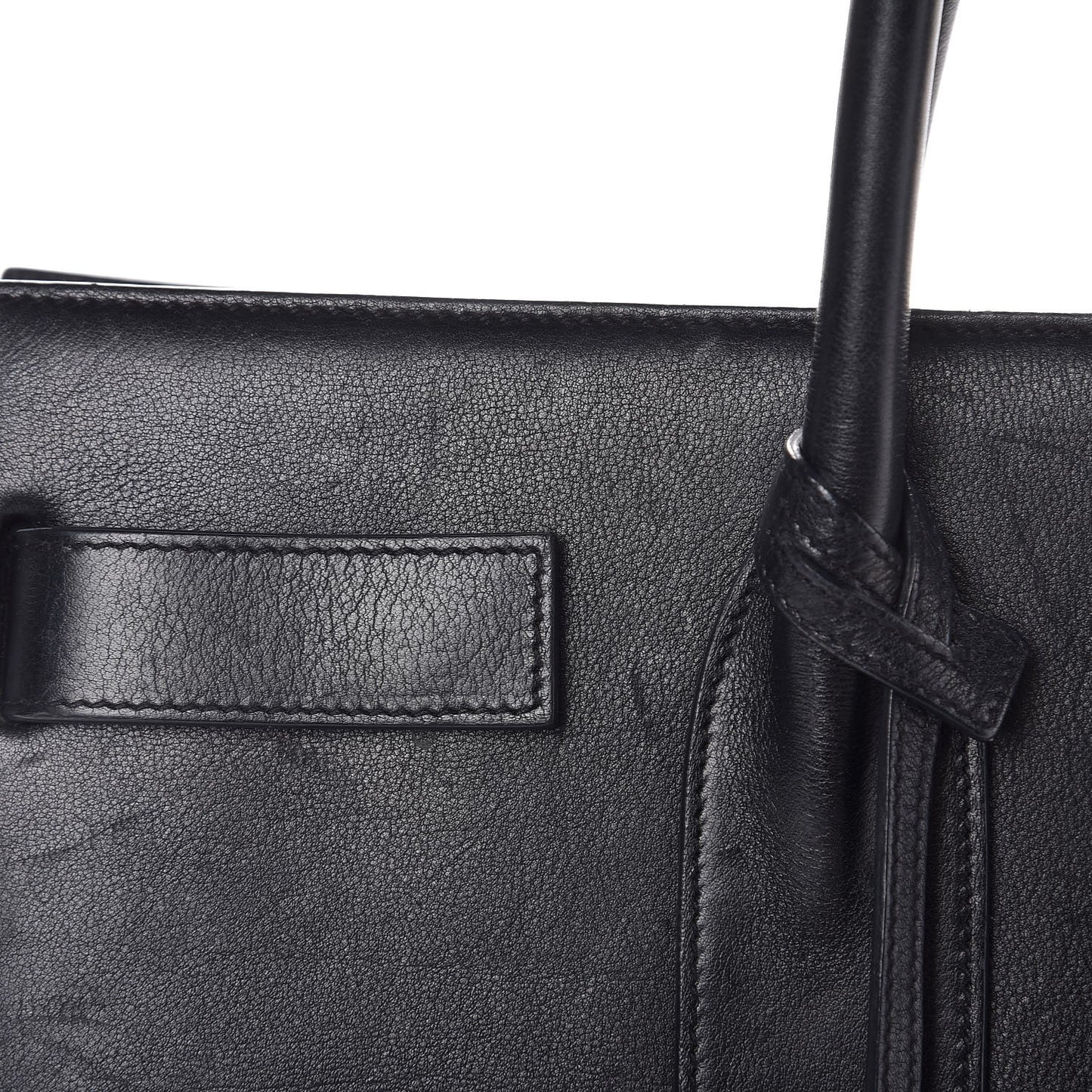 Calfskin Large Sac De Jour Carryall Black