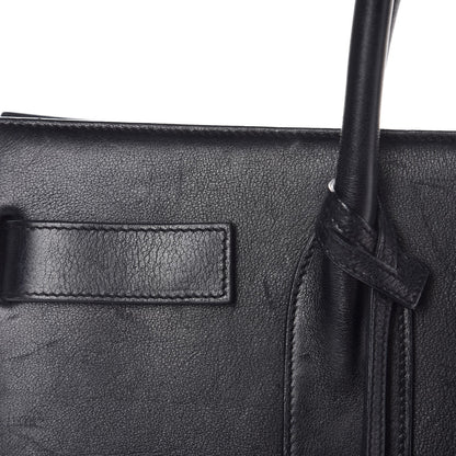Saint Laurent Calfskin Large Sac De Jour Carryall Black 10 of 22