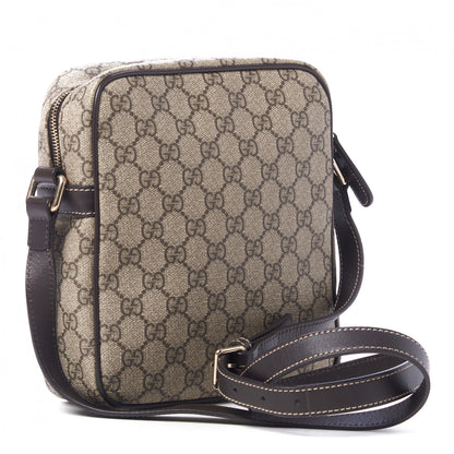 Gucci GG Plus Monogram Messenger Bag Dark Brown 3 of 9