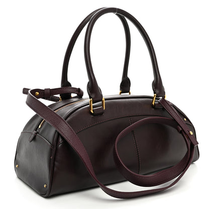Chloe Smooth Calfskin Charms Bowling Bag Perfect Plum 3 of 11