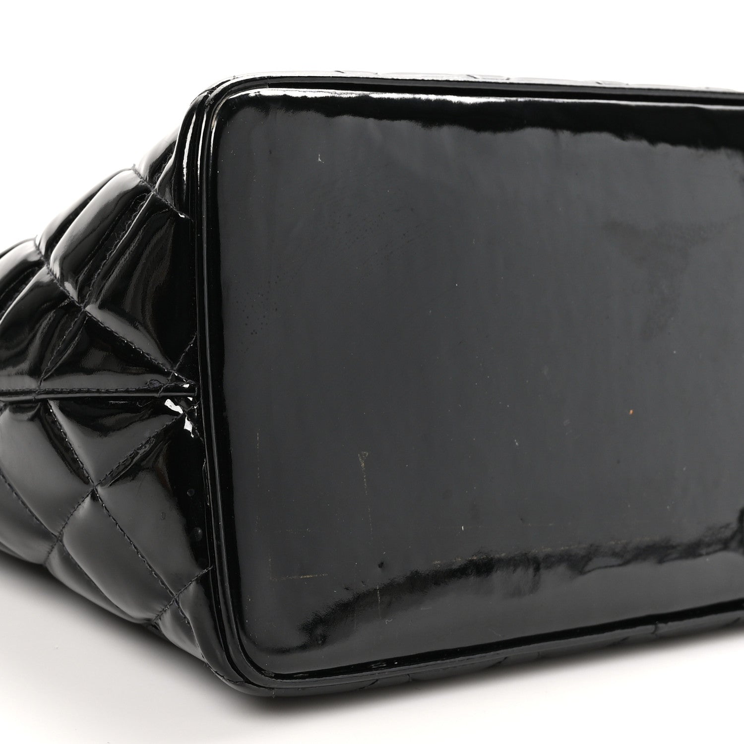 Chanel Patent Medallion Tote Black 9 of 10
