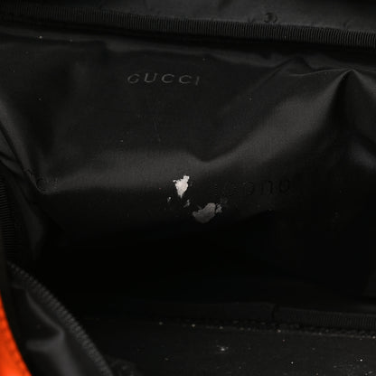 Gucci Nylon Calfskin Duffle Bag Orange 14 of 25