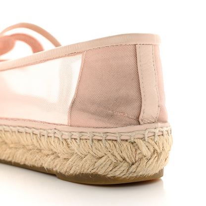 Chanel Mesh Grosgrain CC Espadrilles 36 Pink 10 of 18