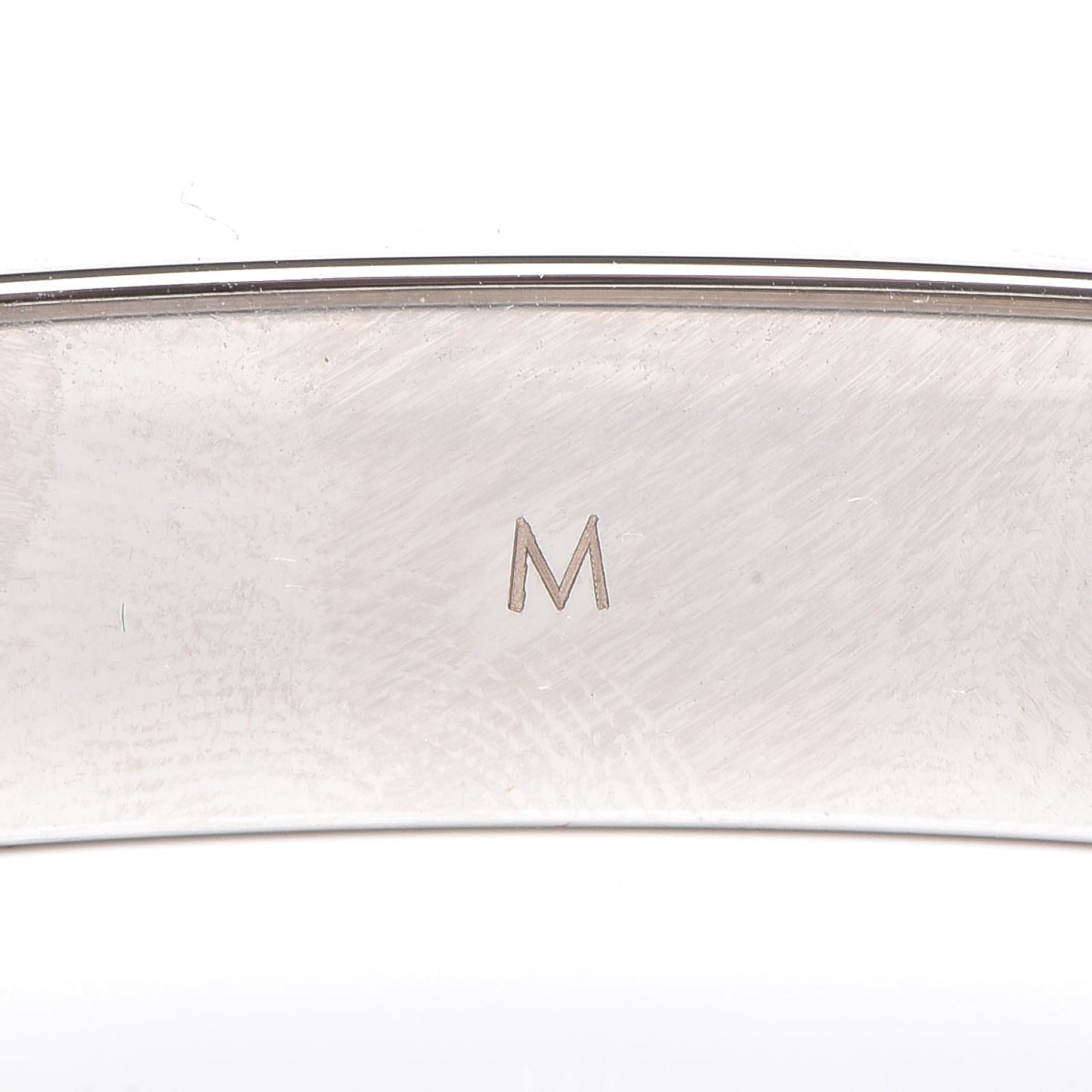 Palladium Monogram Nanogram Cuff M
