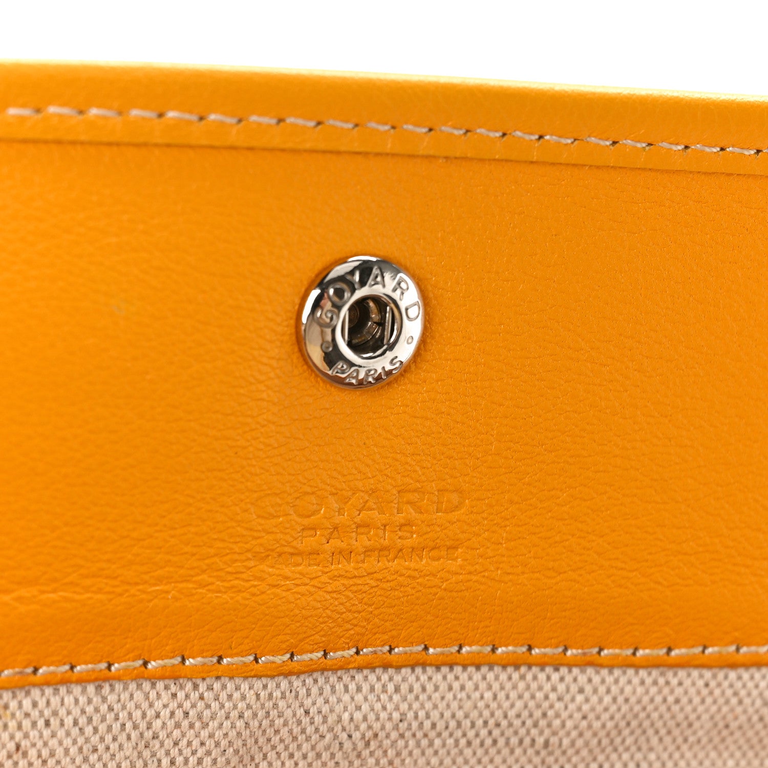 Goyard Goyardine Pouch Yellow 6 of 11