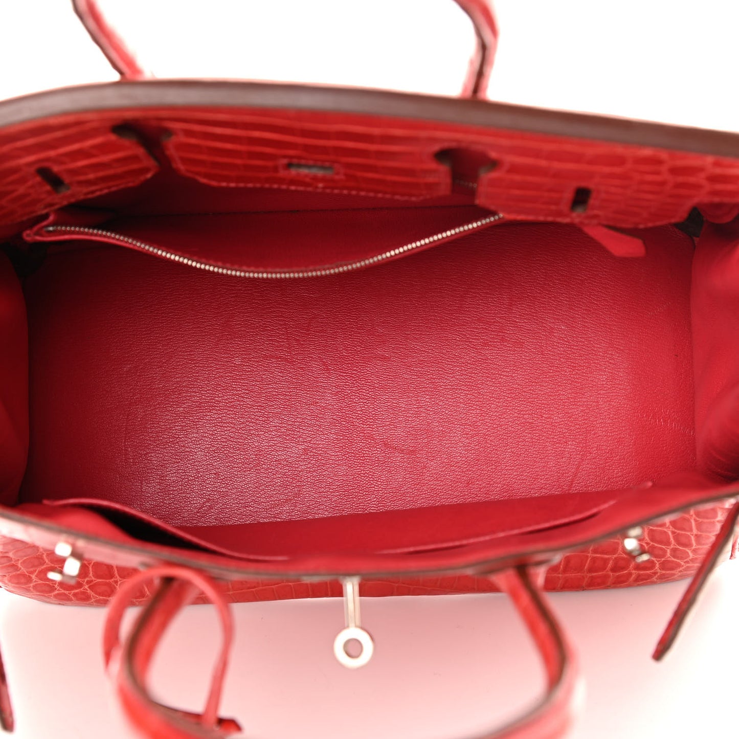 Shiny Niloticus Crocodile Birkin 30 Sanguine