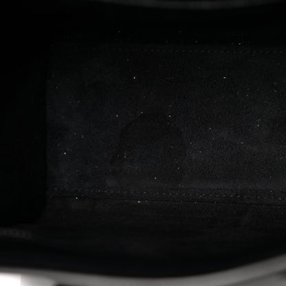 Celine Drummed Calfskin Nano Luggage Black 15 of 21