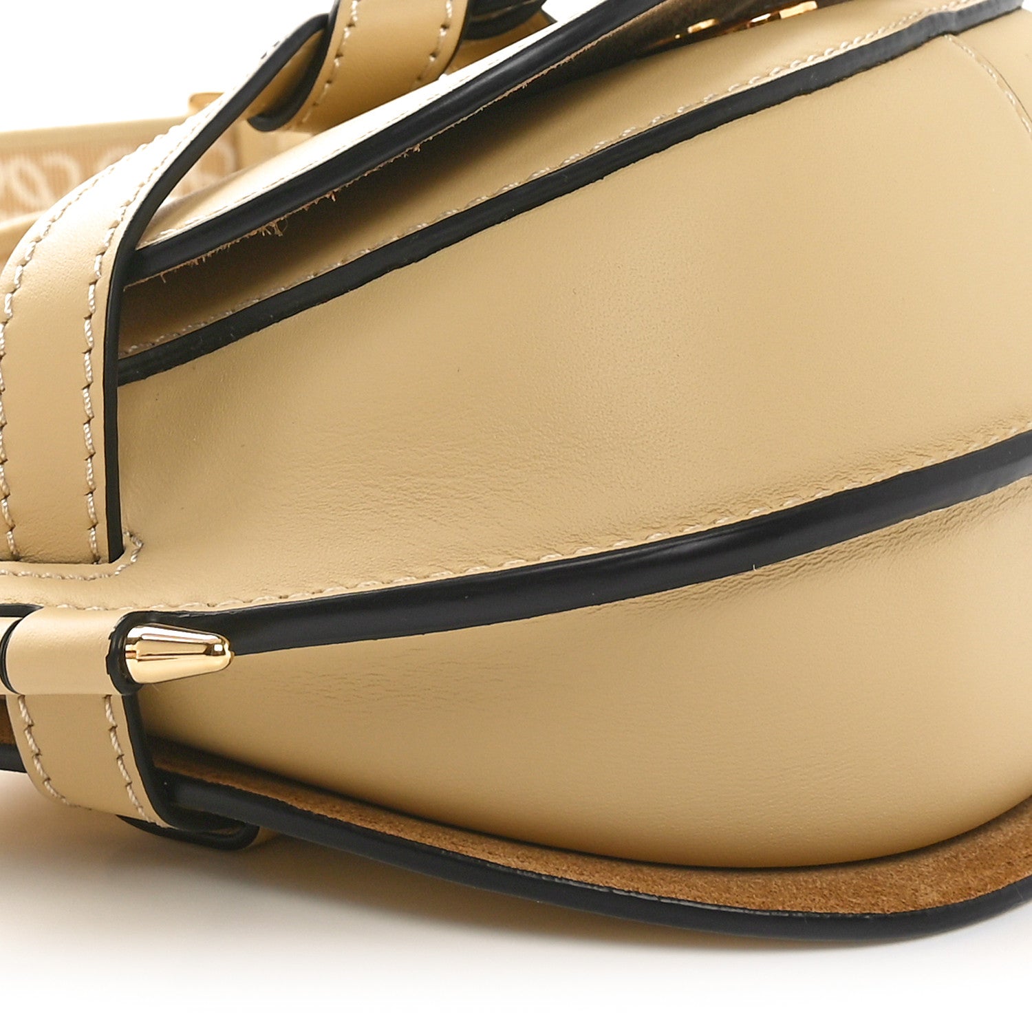 Loewe Calfskin Jacquard Mini Gate Dual Bag Butter 8 of 10