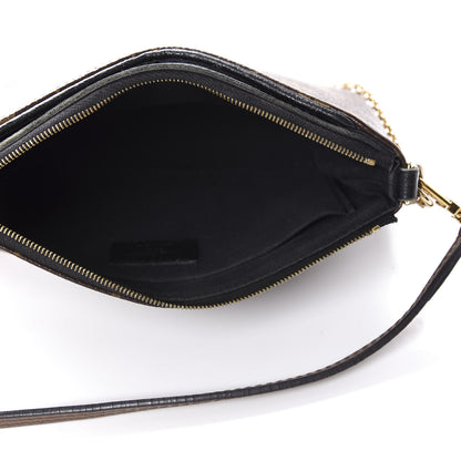 Louis Vuitton Monogram Pallas Clutch Black 5 of 12